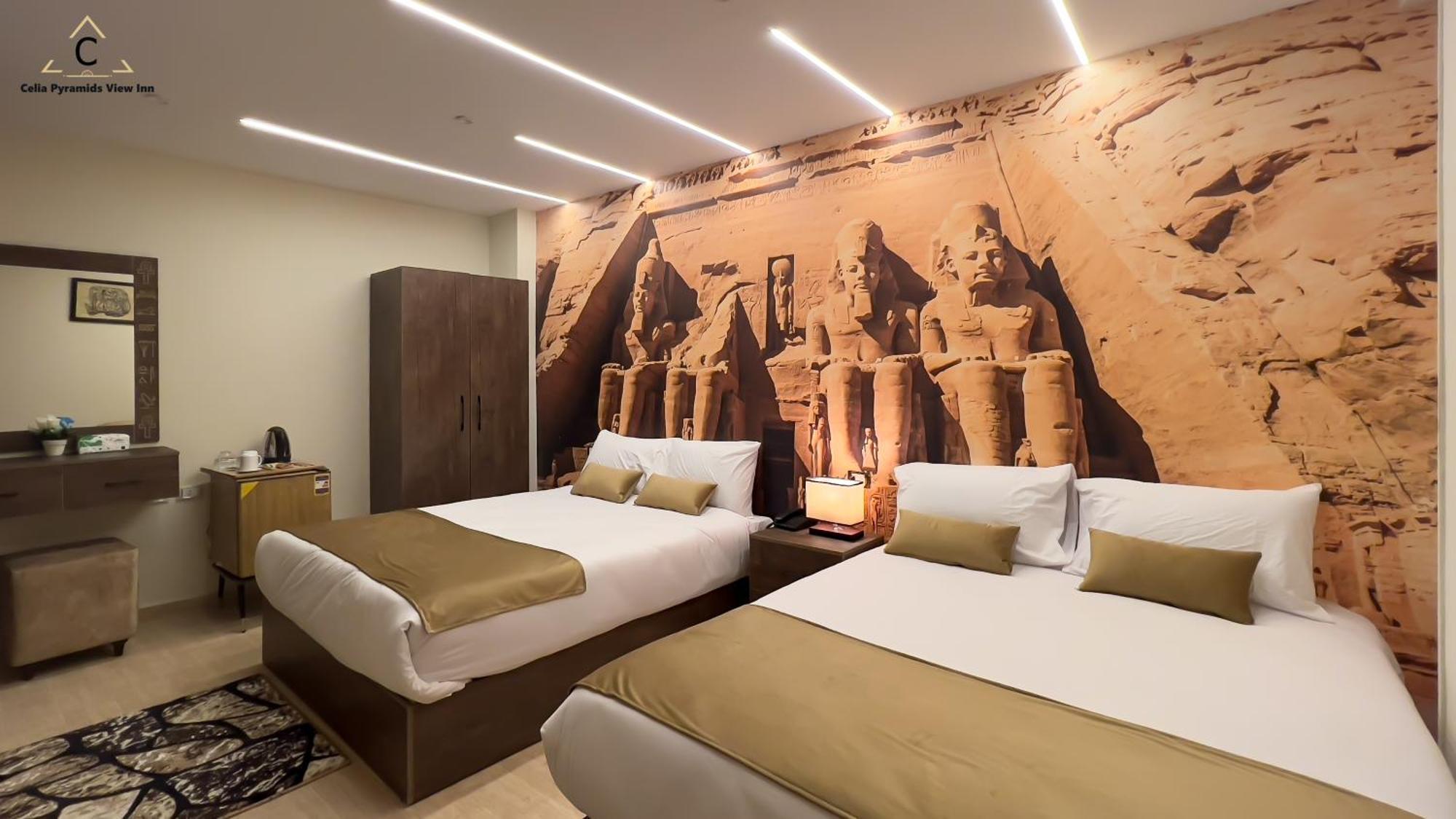 Celia Pyramids View Inn Nazlet el-Sîsi Exterior photo