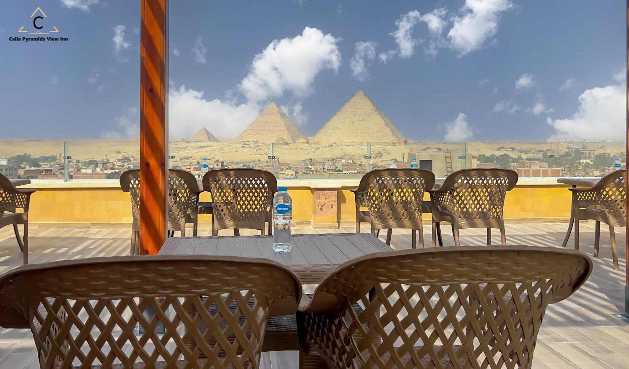 Celia Pyramids View Inn Nazlet el-Sîsi Exterior photo