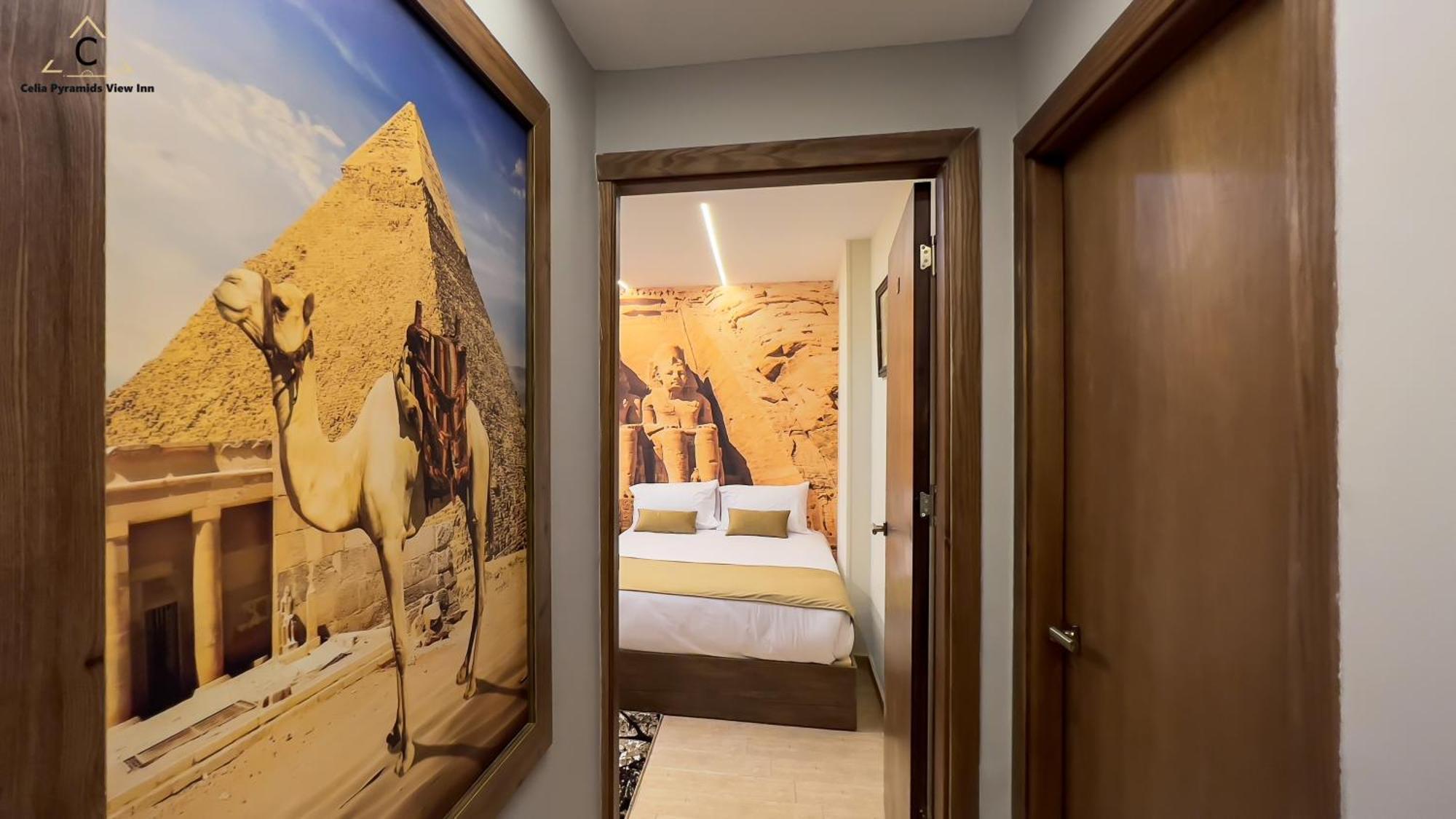 Celia Pyramids View Inn Nazlet el-Sîsi Exterior photo