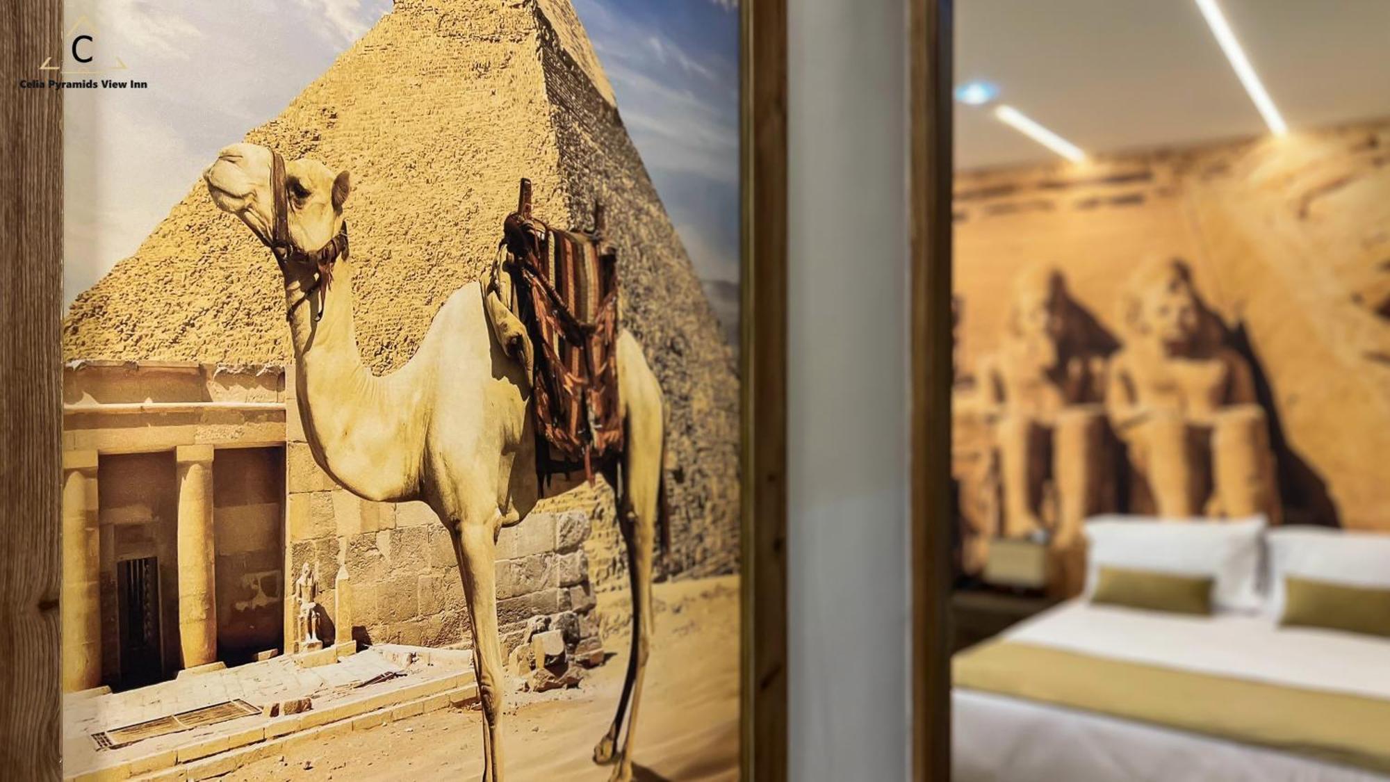 Celia Pyramids View Inn Nazlet el-Sîsi Exterior photo