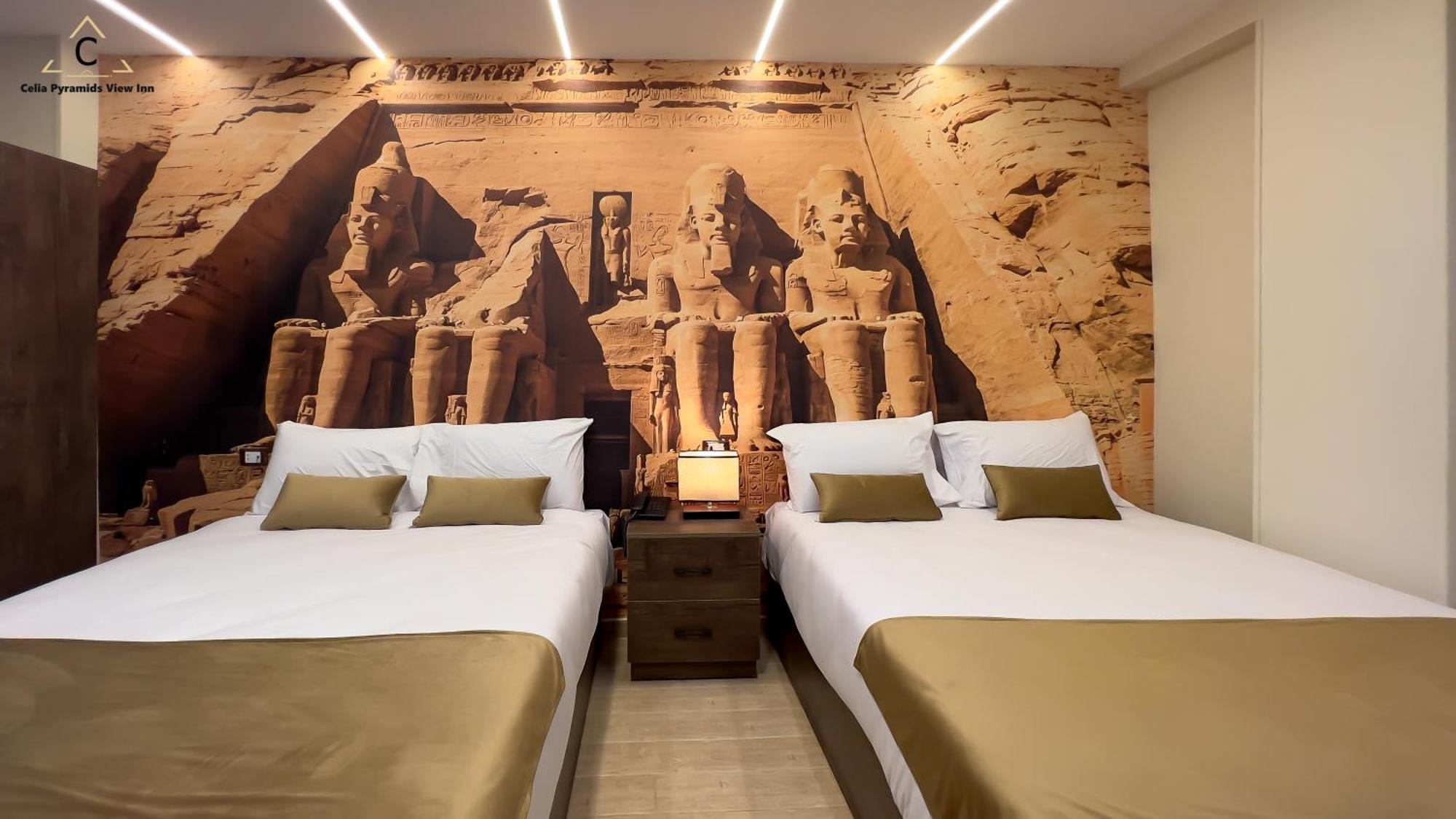 Celia Pyramids View Inn Nazlet el-Sîsi Exterior photo