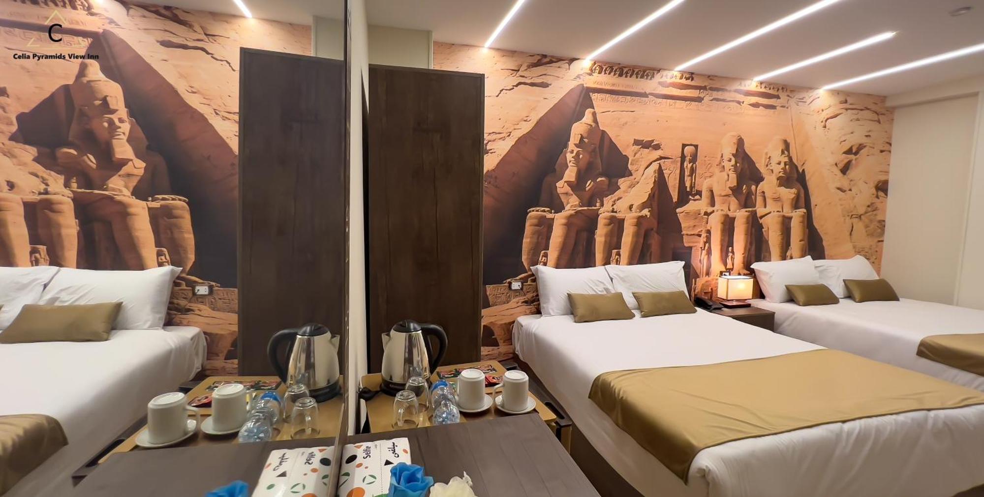 Celia Pyramids View Inn Nazlet el-Sîsi Exterior photo