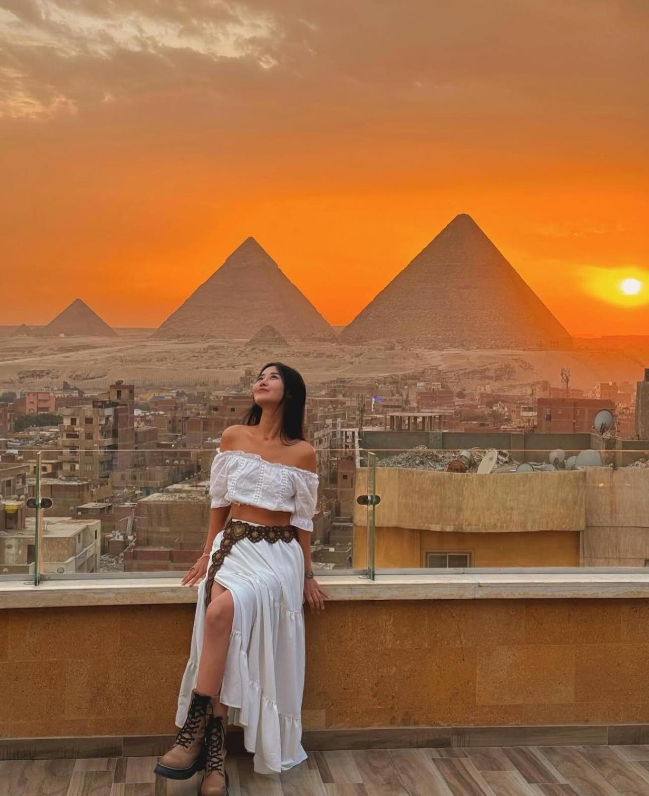Celia Pyramids View Inn Nazlet el-Sîsi Exterior photo